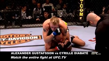 Submission of the Week Alexander Gustafsson vs Cyrille Diabate