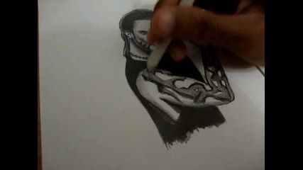 Drawing - Рисуване на Jeff Hardy