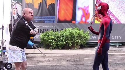 The Amazing Spider-man 2 On-set Photos The Rhino (2014) - Hd