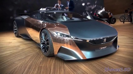 Peugeot Onyx Supercar Concept - World Premiere at Paris 2012