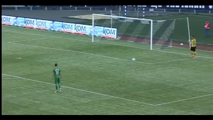 Черноморец - Ботев Враца 3:1 (първо полувреме)