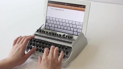Пишеща машина за ipad itypewriter landscape