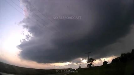 Time lapse - буря над Канзас 1.10.2014