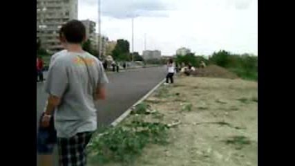 Мотосбирката в Стара Загора (втори ден) Атрактивно каране 2009 