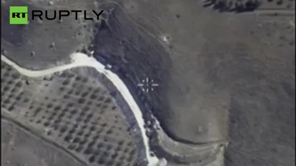 Russian Airstrikes in Syria - Footage from the Jet Fighters