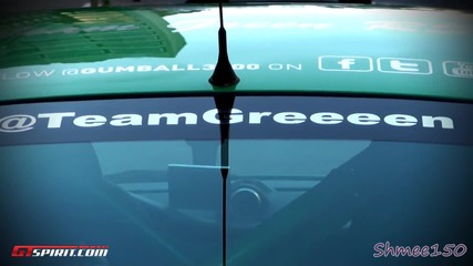 Gumball 3000 2011 Team Greeeen - Porsche Gt3rs