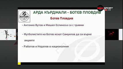 Преди Арда - Ботев Пд