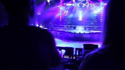 Britney вижда сцената за турнето си за първи път