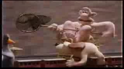 Wallace And Gromit Train Chase In The Wrong trousers
