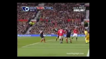 Manchester United 1 – 0 Stoke City 09.05.2010 goal Fletcher