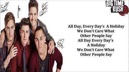 Big Time Rush-24-seven [lyrics]