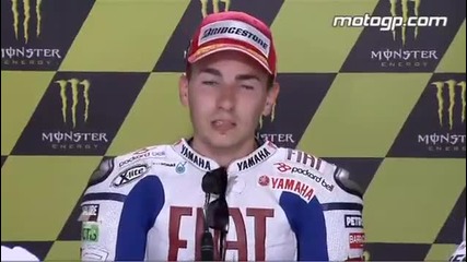 Lorenzo interview after the French Gp 