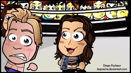 Wwe Анимациа - Chris Jericho x Eve Torres ( Chibi Wrestlers | Wwe Animation)