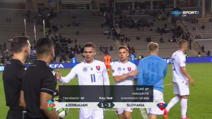 Азербайджан - Словакия 1:3 /репортаж/