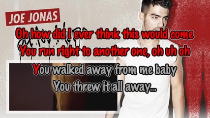 Joe Jonas-see No More (karaoke/instrumental)