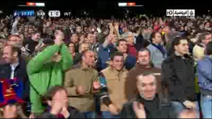 Fc Barcelona - Inter 2 - 0 24.11.09 Pedro Goal 