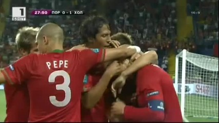 17.6.2012 Португалия-холандия 2-1 Евро 2012 група "в"