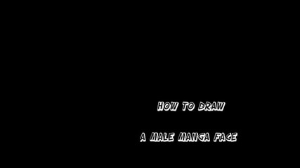 How To Draw - Male Manga Face - (tutorial)