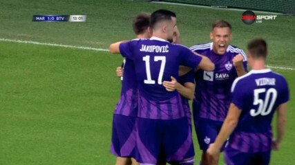 Марибор - Ботев Пловдив 1:0 /първо полувреме/