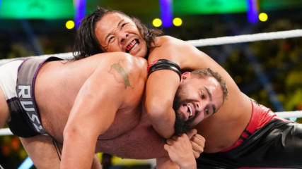 Shinsuke Nakamura punishes Rusev with a series of brutal kicks: WWE Crown Jewel 2018 Kickoff