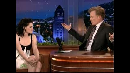 Kristen Stewart of Twilight New Moon On Conan Obrien 12/16/09 Part 2 