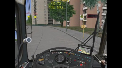 Omsi: Omnibus Simulator: Line 73 - част 1 