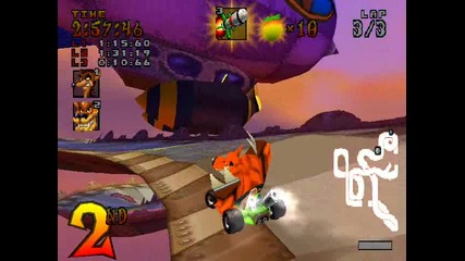 Crash Team Racing - Area Citadel City - Pinstripe - Key 