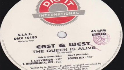 East West - The Queen Is Alive ( Power Mix ) ( Italodance 1994 )
