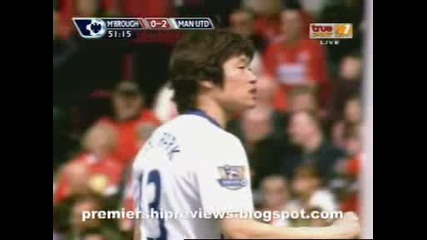 02.05 Мидълзбро - Манчестър Юнайтед 0:2 Парк Джисунг гол