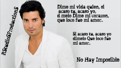 Chayanne - Dime