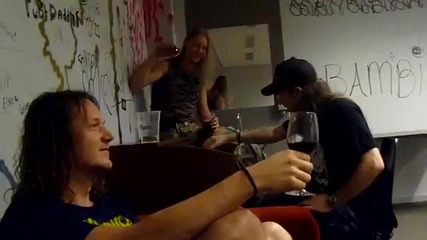 Children Of Bodom with Petri Lindroos - Backstage