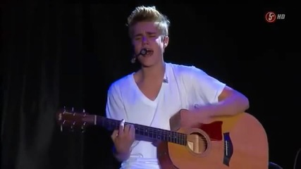 Justin Bieber singing Never let you go live - Mexico 2012