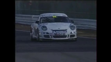 Keiichi Tsuchiya тества Porsche 997 Gt3 Cup 