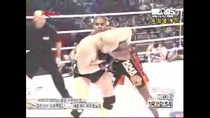 K - 1 Heros 2010 Tournament Final Alistair Overeem vs Sergei Kharitonov 