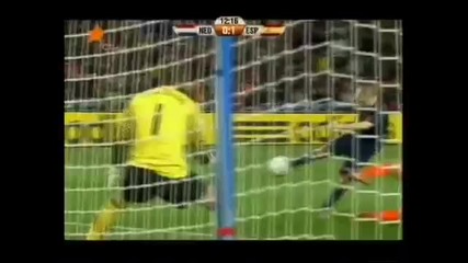 Победния гол за Испания срещу Холандия на Мундиал - 2010 