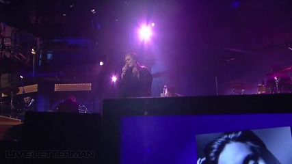 Adele - Love Song (live on Letterman) - H D