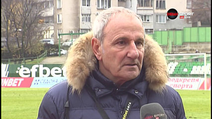 Никола Спасов след загубата от Берое