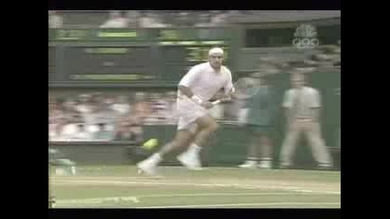 Roger Federer - Backhand Flick Pass