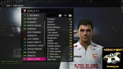 Pes 2010 Лица - Севиля 