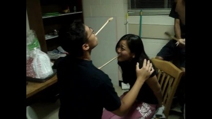 Wooden Spoon Prank, Man vs Girl