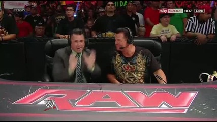 Wwe Raw 08.08.12 Cm punk Vs Rey mysterio