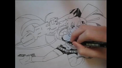How to draw Yoko from Tengen Toppa Gurren Lagann ~ by Luley 