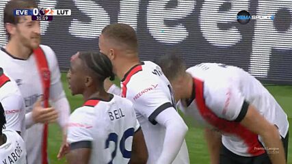 Luton Town with a Goal vs. Everton
