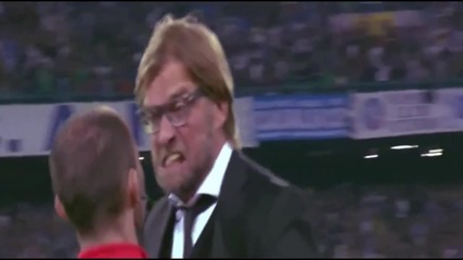 Нервната реакция на Юрген Клоп по време на мача Наполи - Б. Дортмунд /2013/