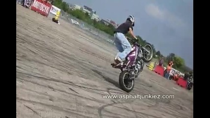 Extrememoto Warszawa 2010 Stunt competition