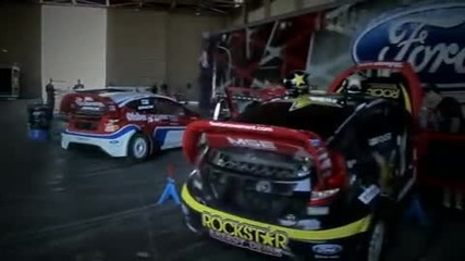 2009 Ford Fiesta X Games Rally Car Practice