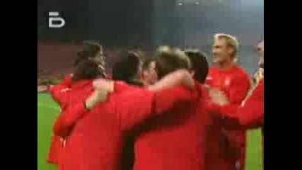 Финал на Шампионска Лига 25.05.2005 Милан Ливърпул Награждаване