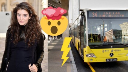 Lorde се разхожда с метрото!