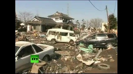 Щетите от цунамито в Япония ( Потресаващи кадри ) 