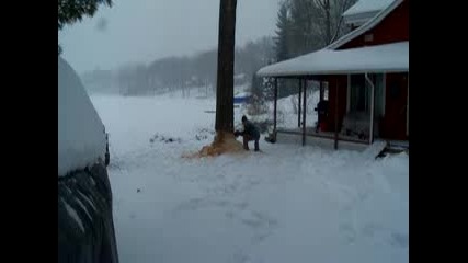 Глупак си потрошава къщата
